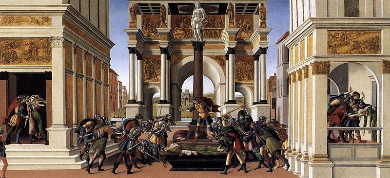 Sandro Botticelli The Story of Lucretia oil painting image